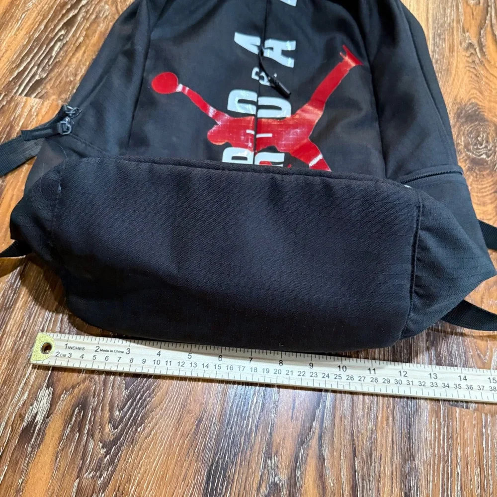 Jordan Jumpman Backpack Black Red Large Laptop Sleeve 0318-023 Sport Bag